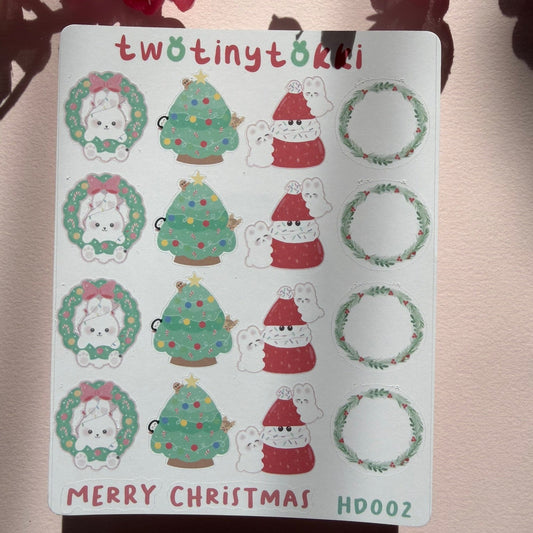 Mini Christmas Sticker Sheet