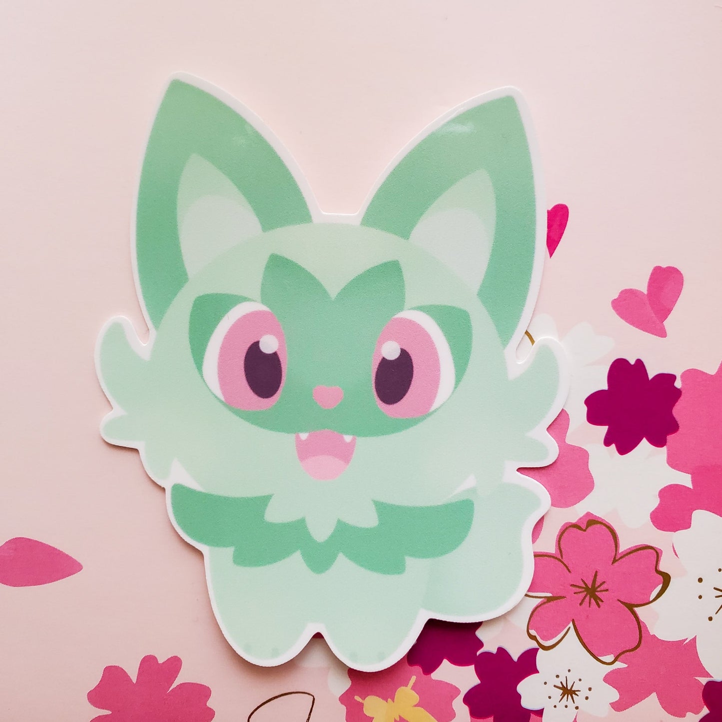 Grass Cat Sticker