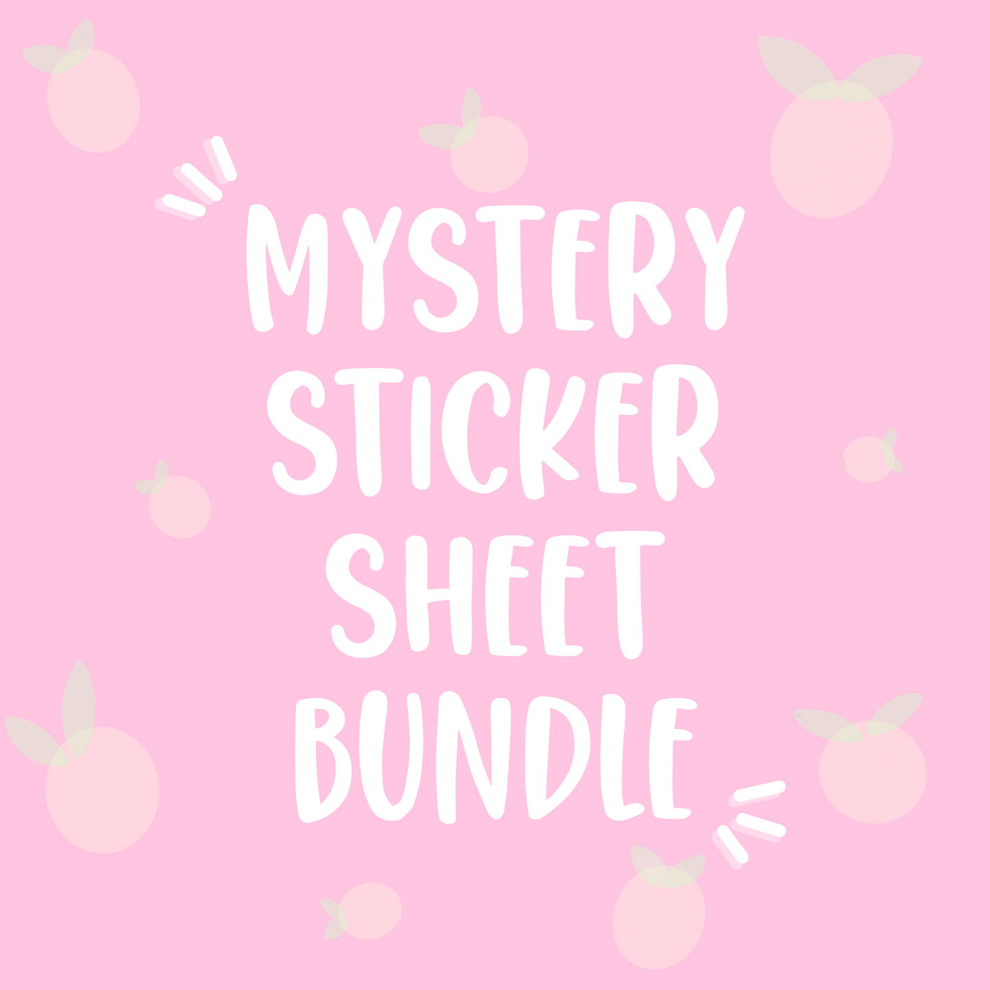 Mystery Sticker Bundle Pack (8 full size items)