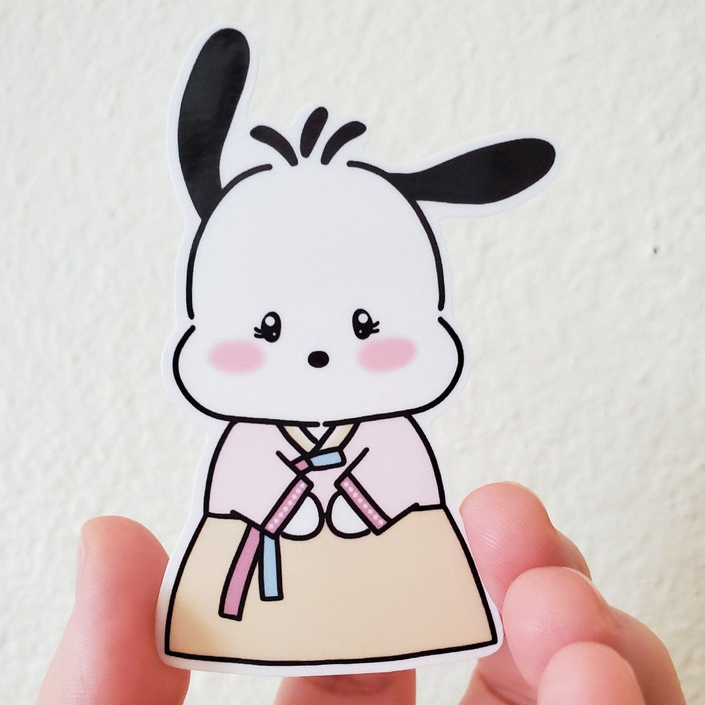 Korean Hanbok Dog Sticker