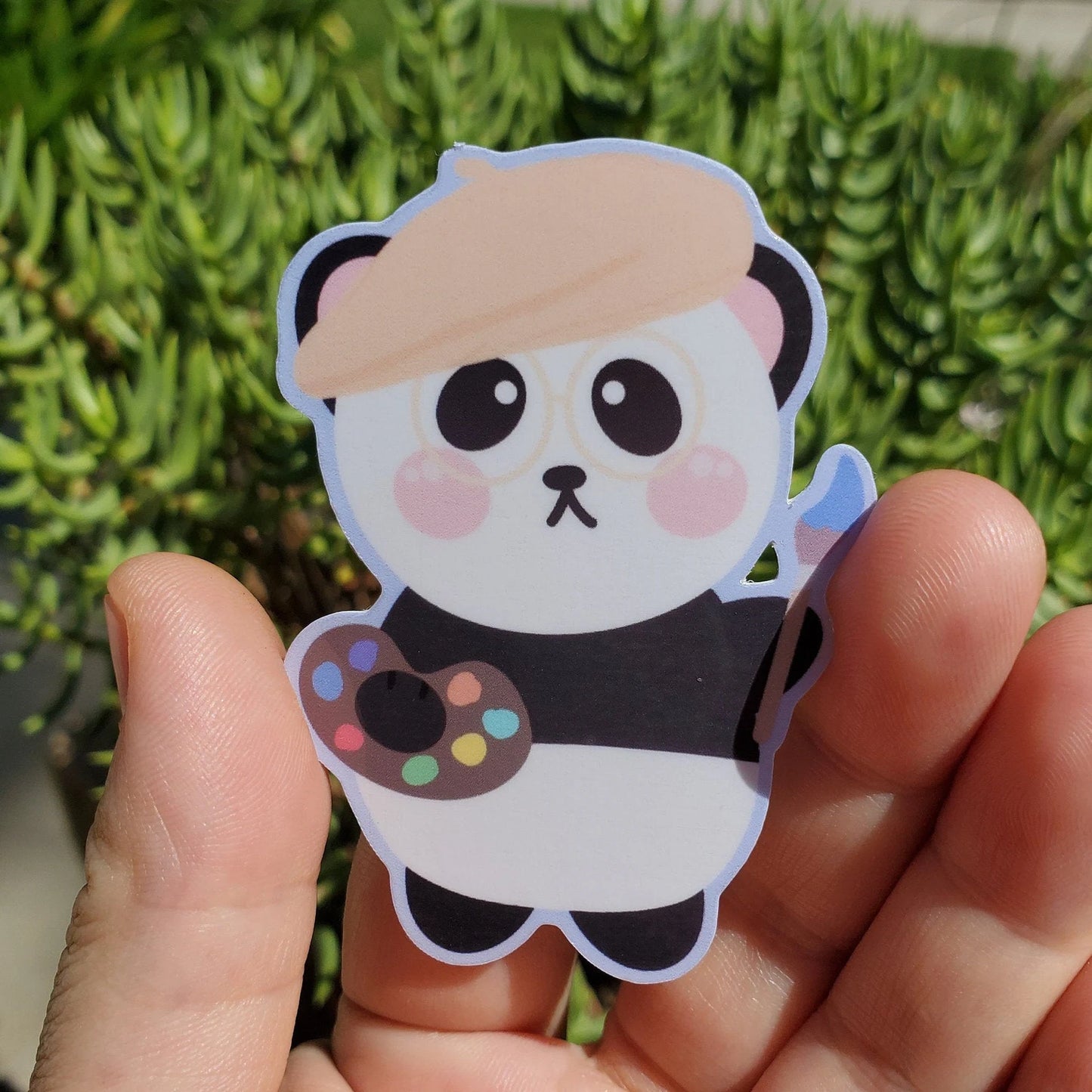 Panda Artist Sticker
