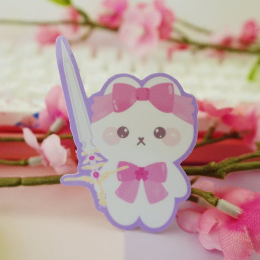 Magical Sword Bunny Sticker