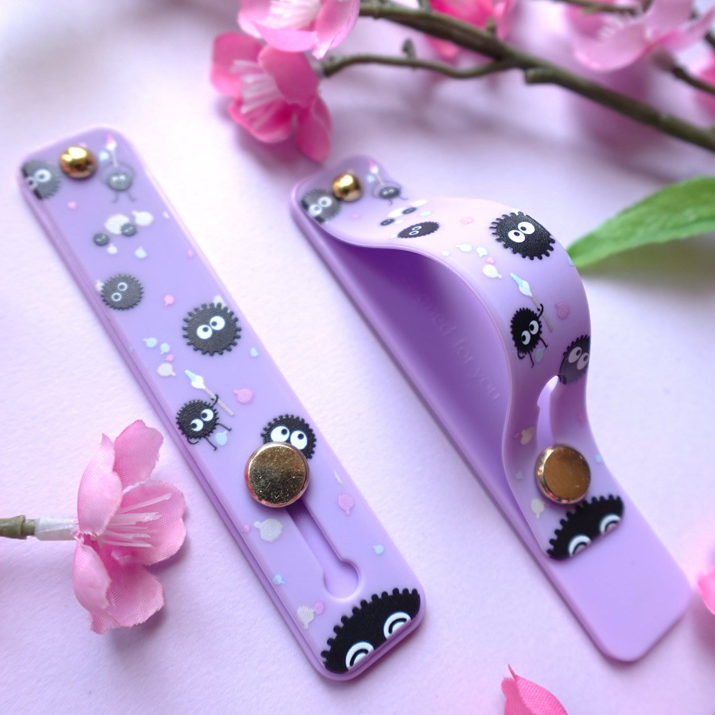 Dust Sprite Phone Grip Strap Holder