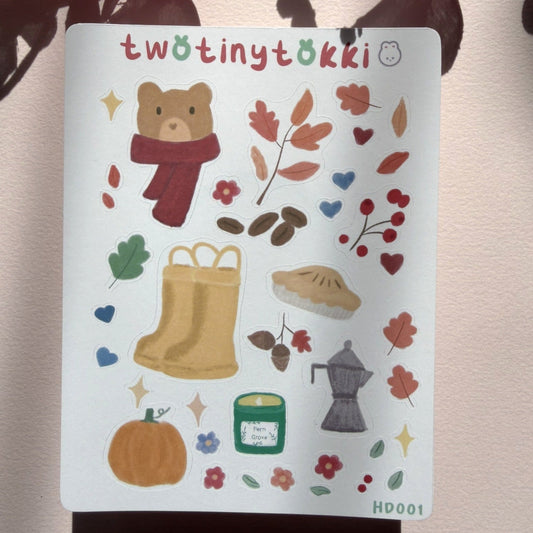 Cozy Fall Sticker Sheet