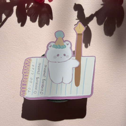 Bunny Fountain Pen Sticker