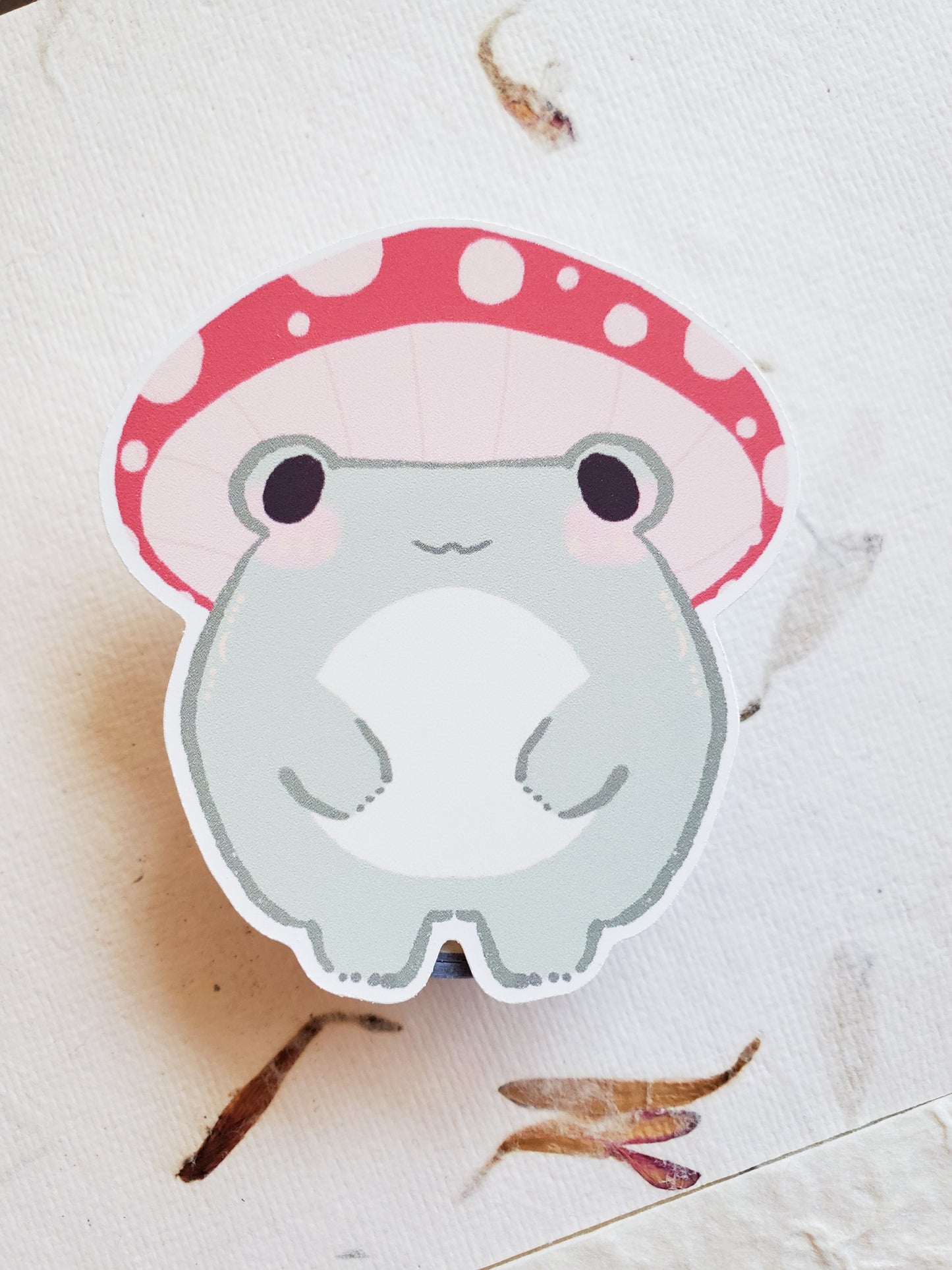 Mushroom Frog Sticker