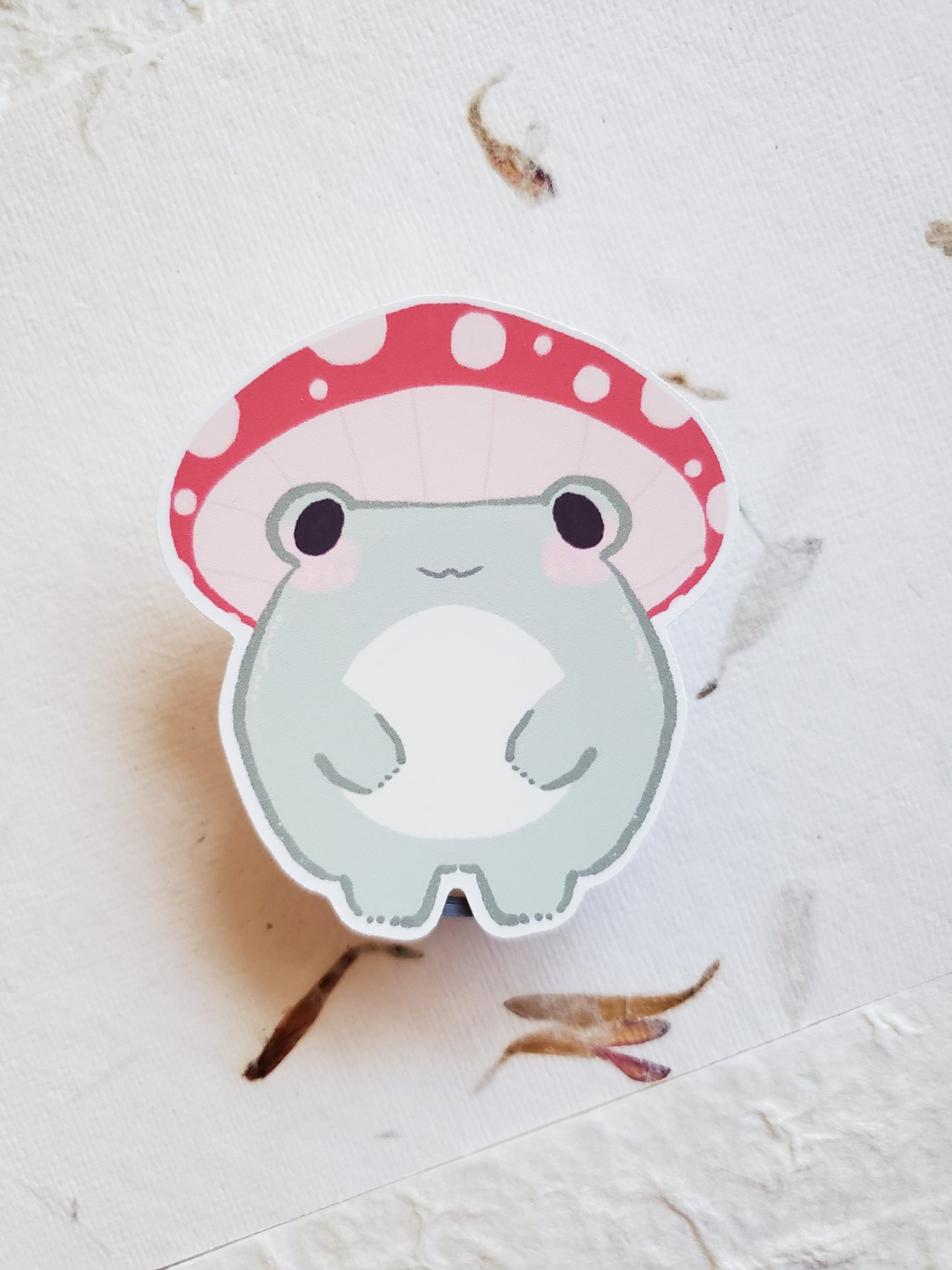 Mushroom Frog Sticker