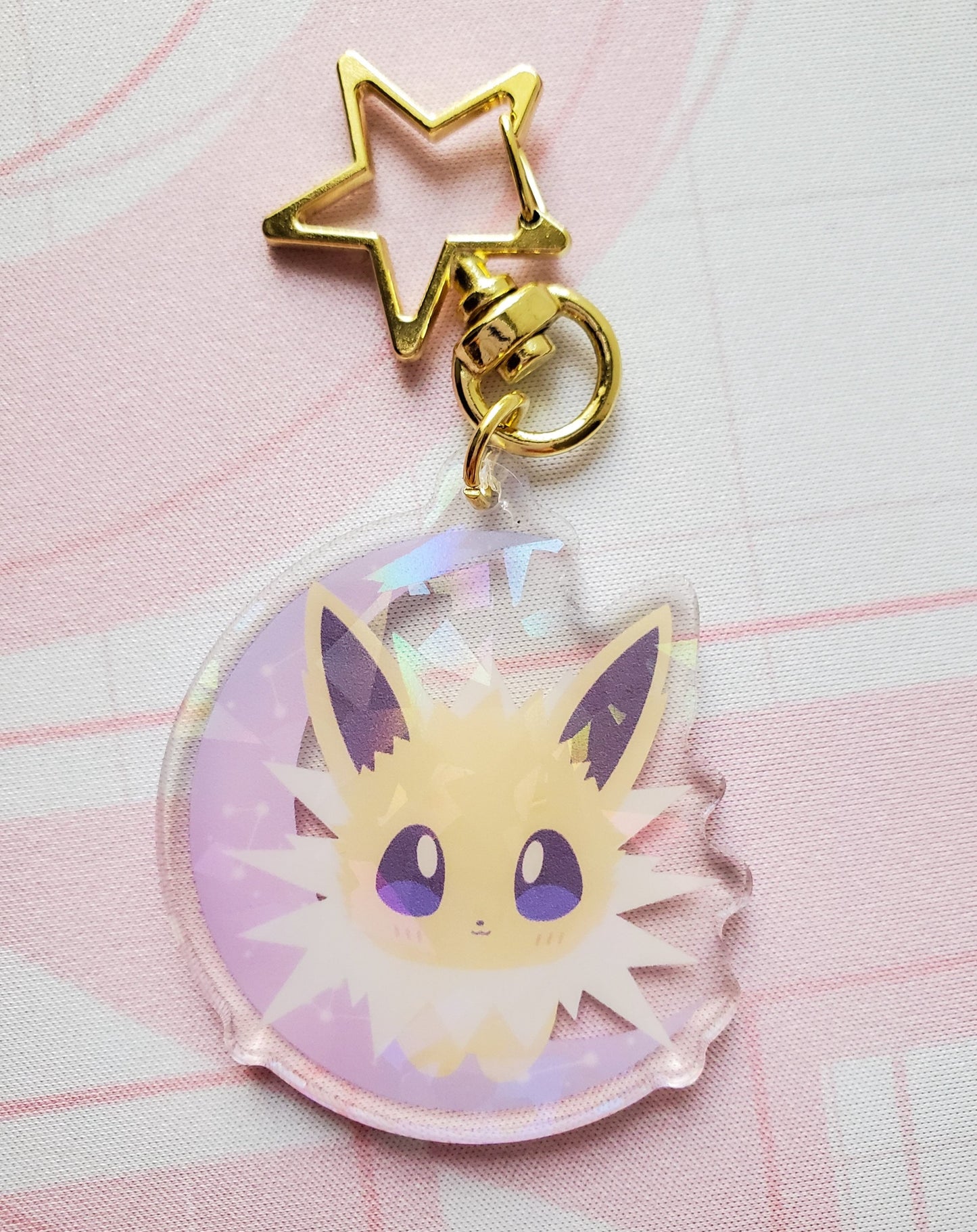 Electric Evolution Holographic Keychain