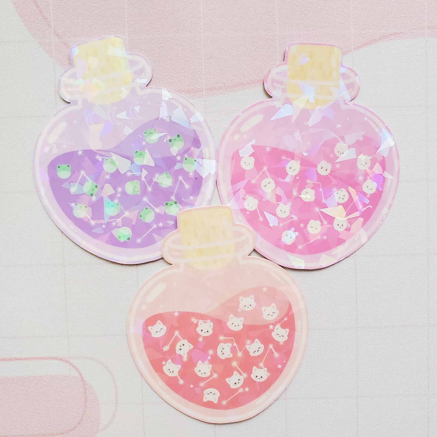 Magic Potion Bottle Animal Sticker