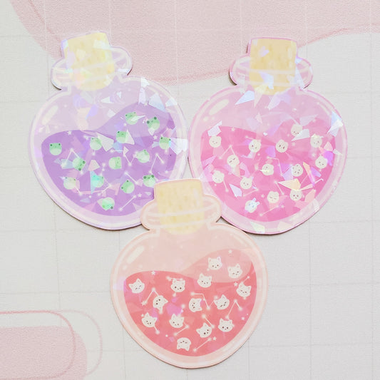 Magic Potion Bottle Animal Sticker