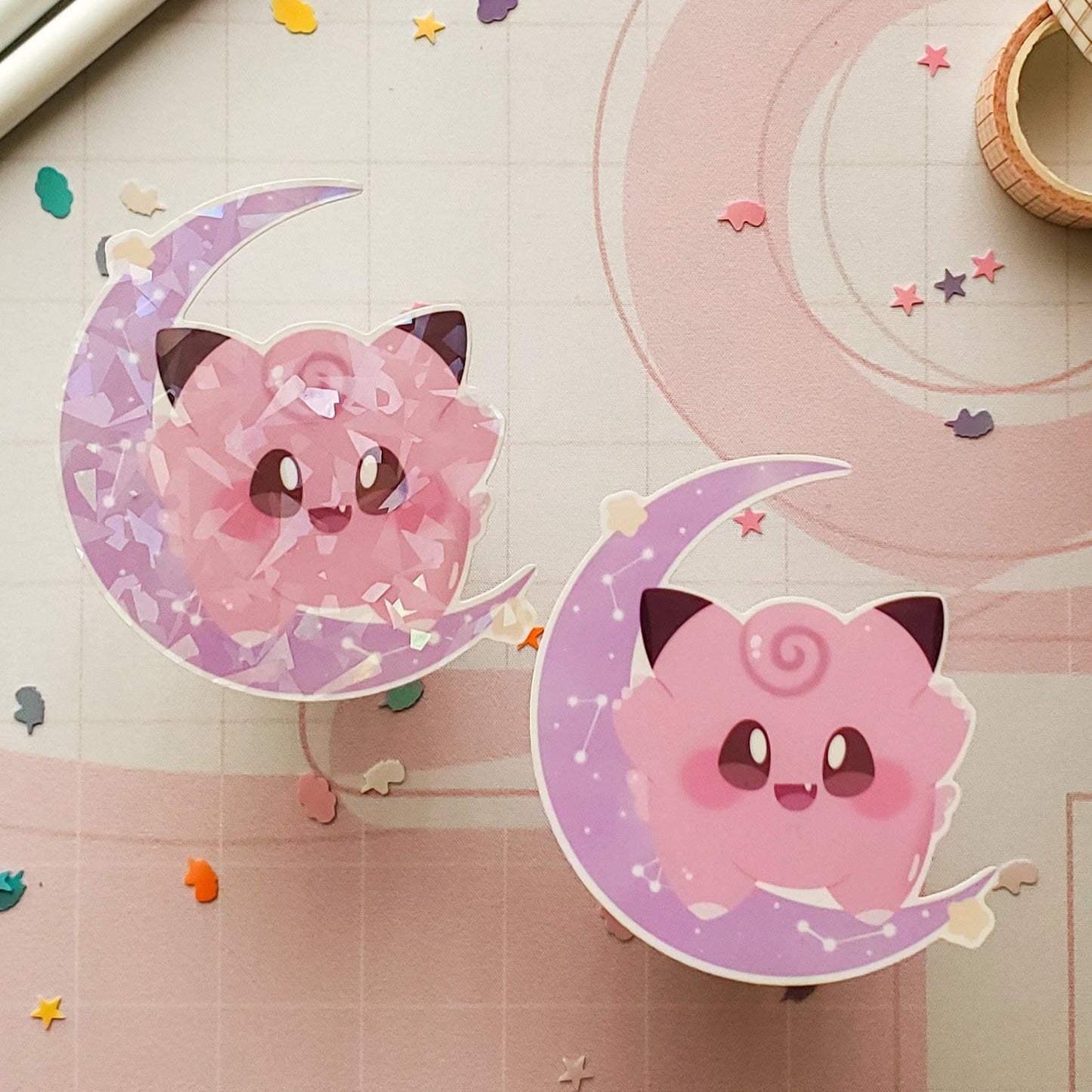 Clefairy Vinyl Sticker