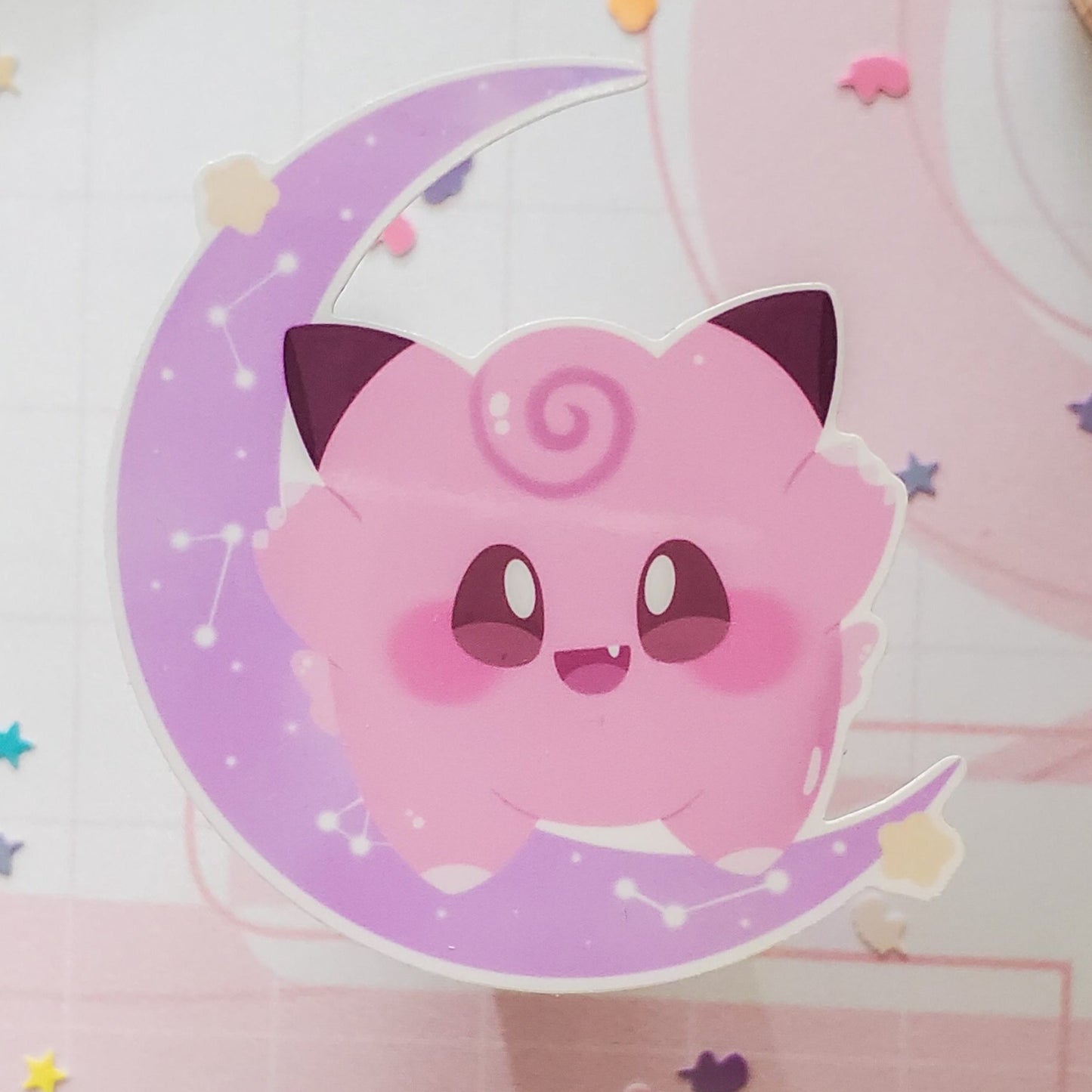 Clefairy Vinyl Sticker