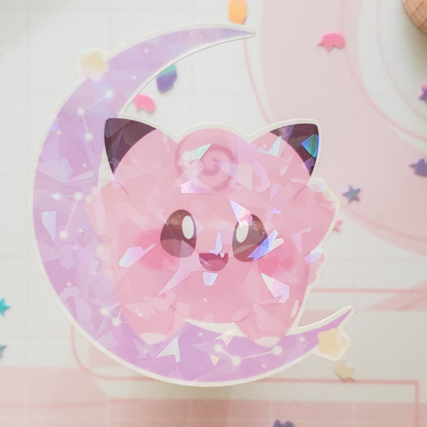 Clefairy Vinyl Sticker