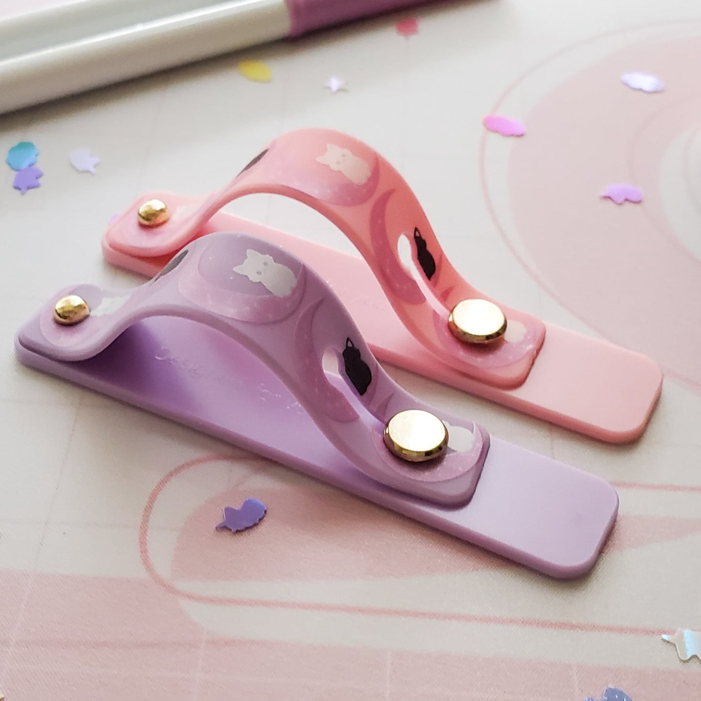 Cute Mushroom Frog Phone Grip Strap Holder