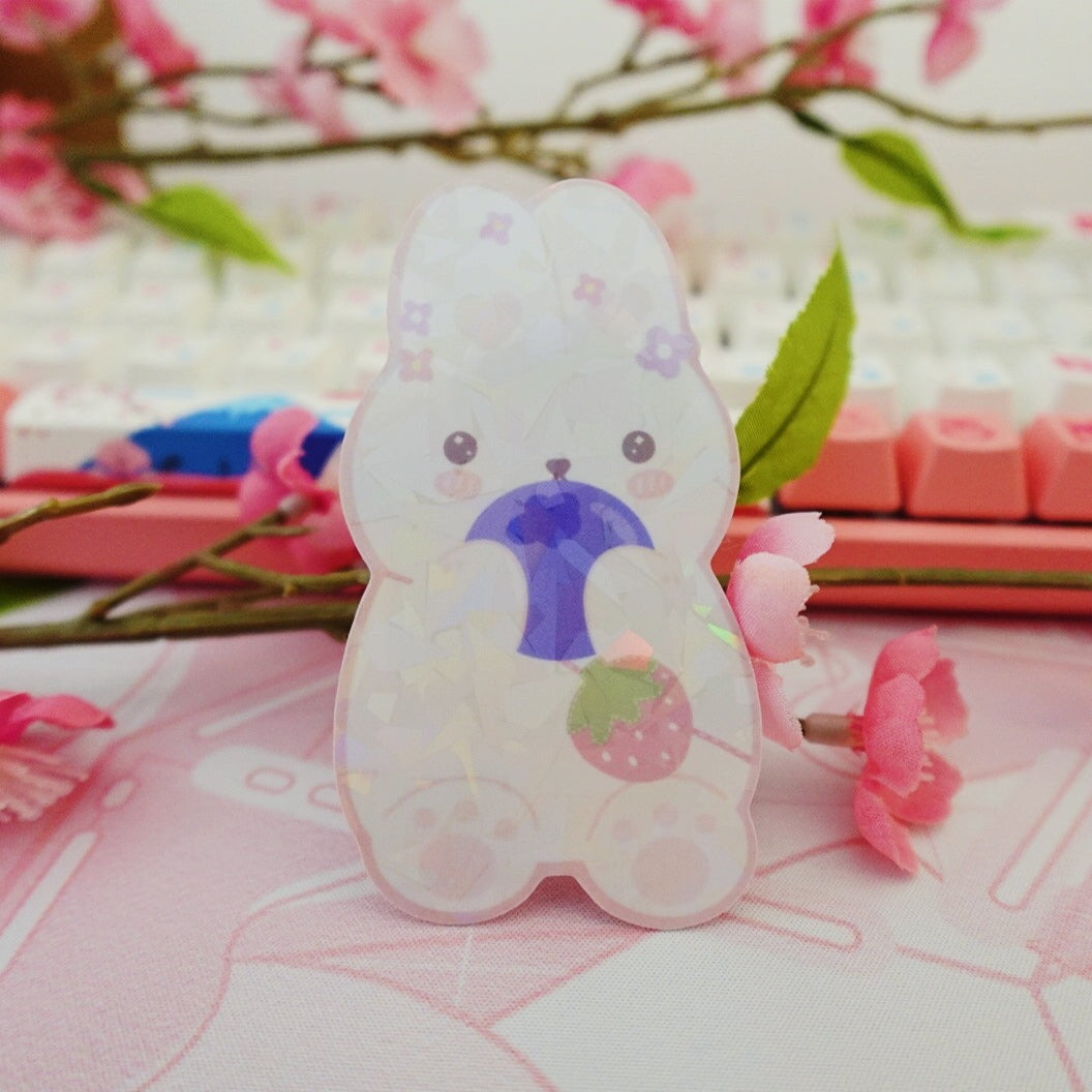 Blueberry Bunny Sticker