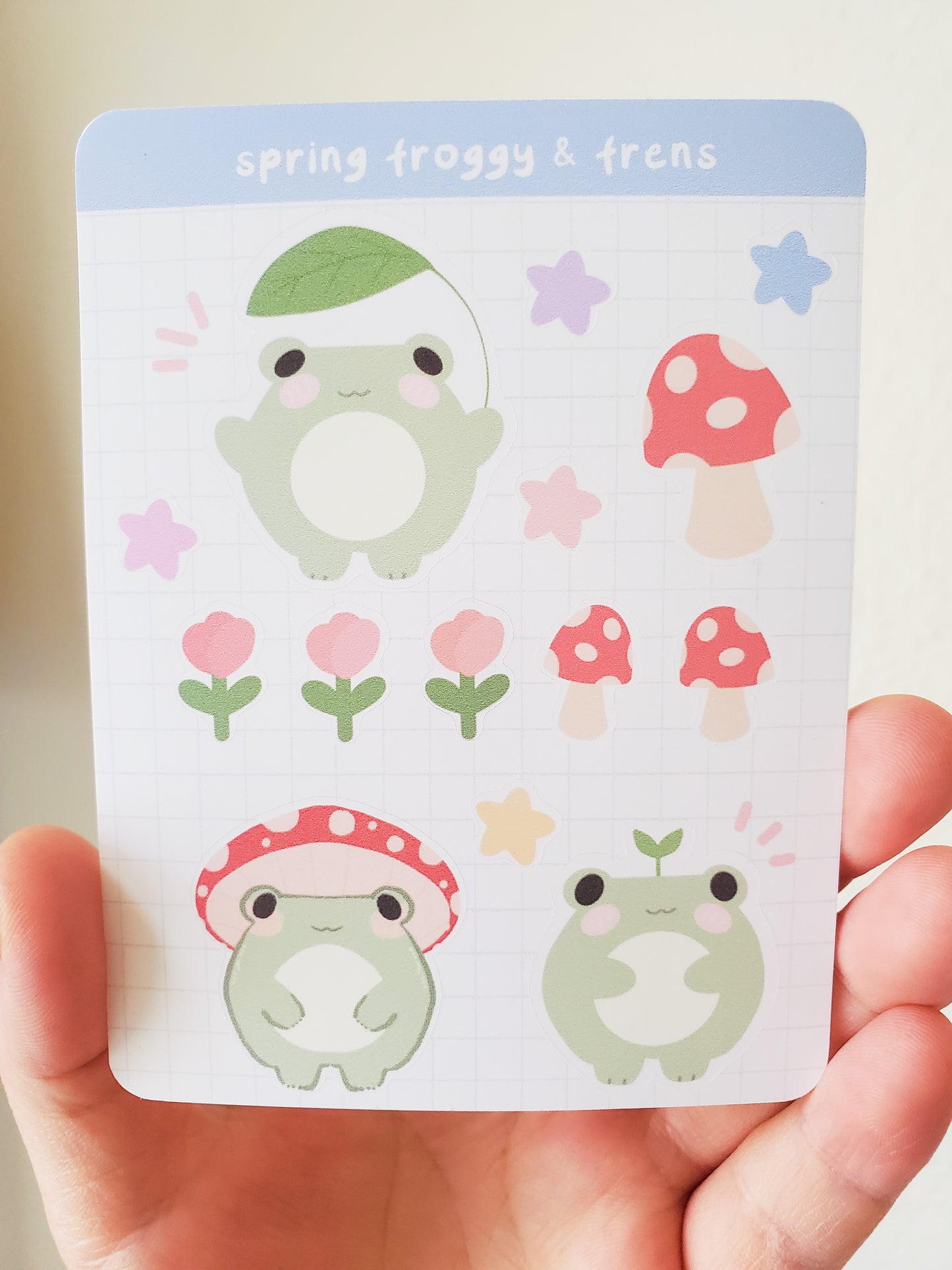 Frog Sticker Sheet