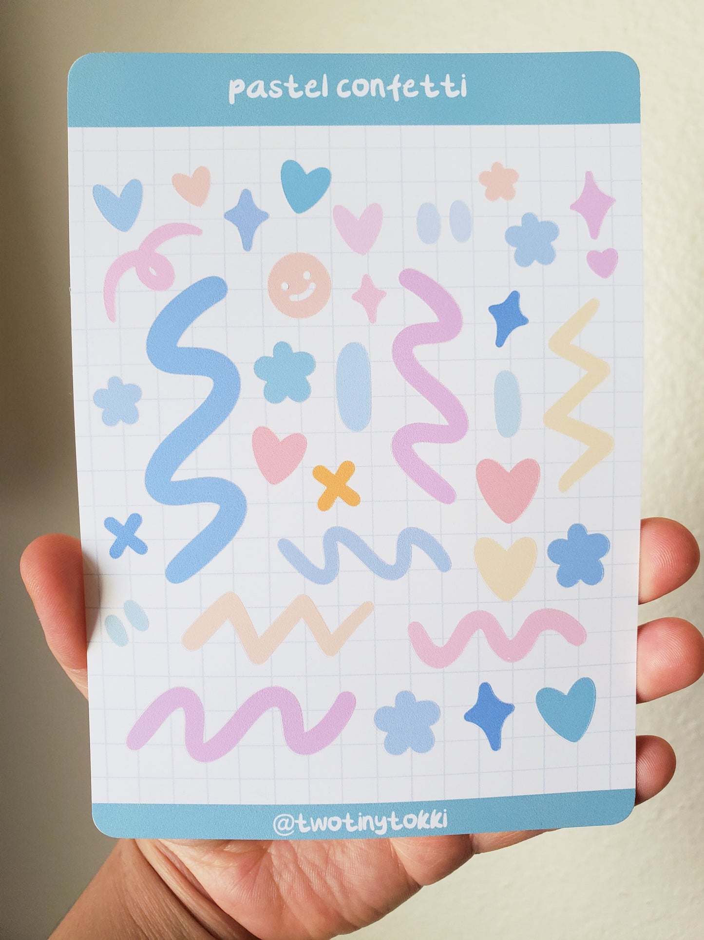 Confetti Polco Deco Sticker Sheet