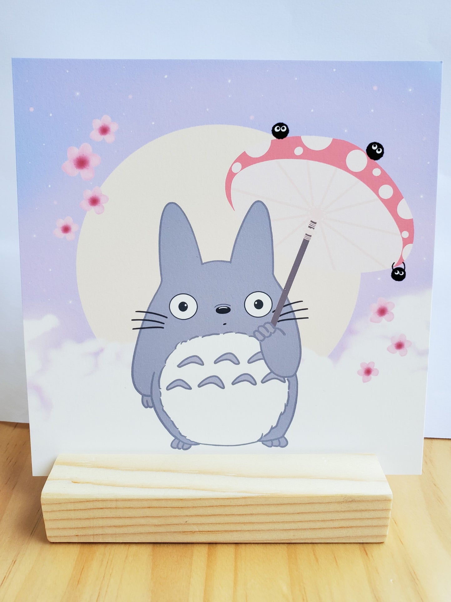 Mushroom Umbrella x Forest Spirit Art Print