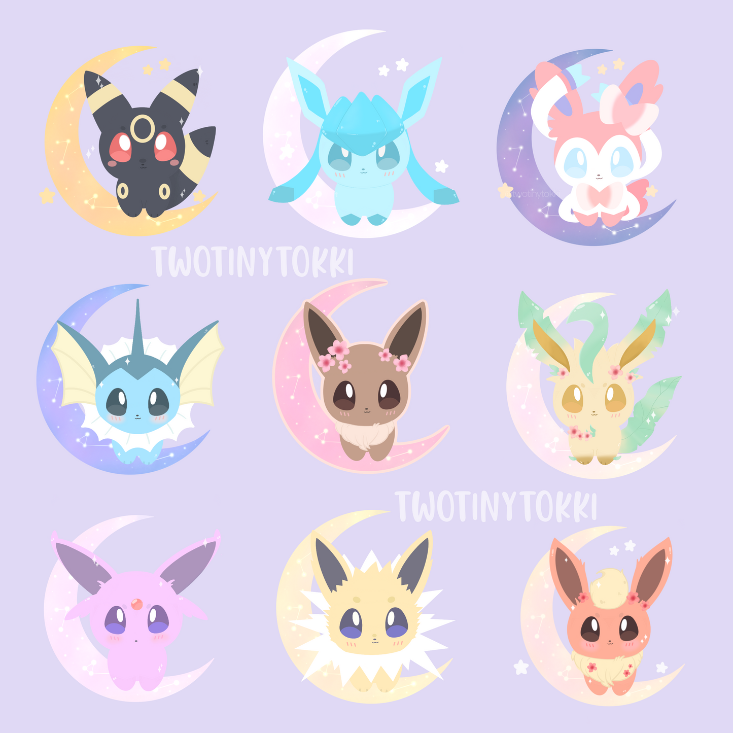 Kawaii Evolutions Sticker