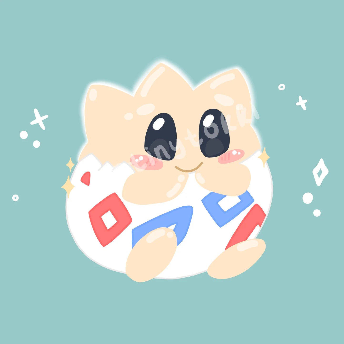Togepi Art Print