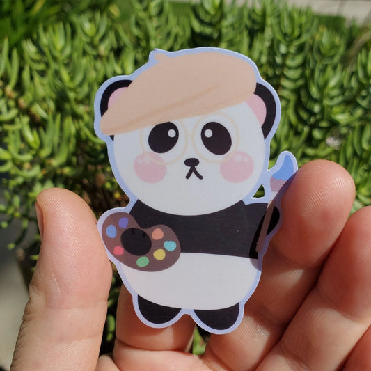 Panda Artist Sticker