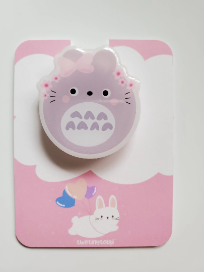 Cute Forest Spirit Phone Holder Pop Socket| Forest Spirit Phone Grip